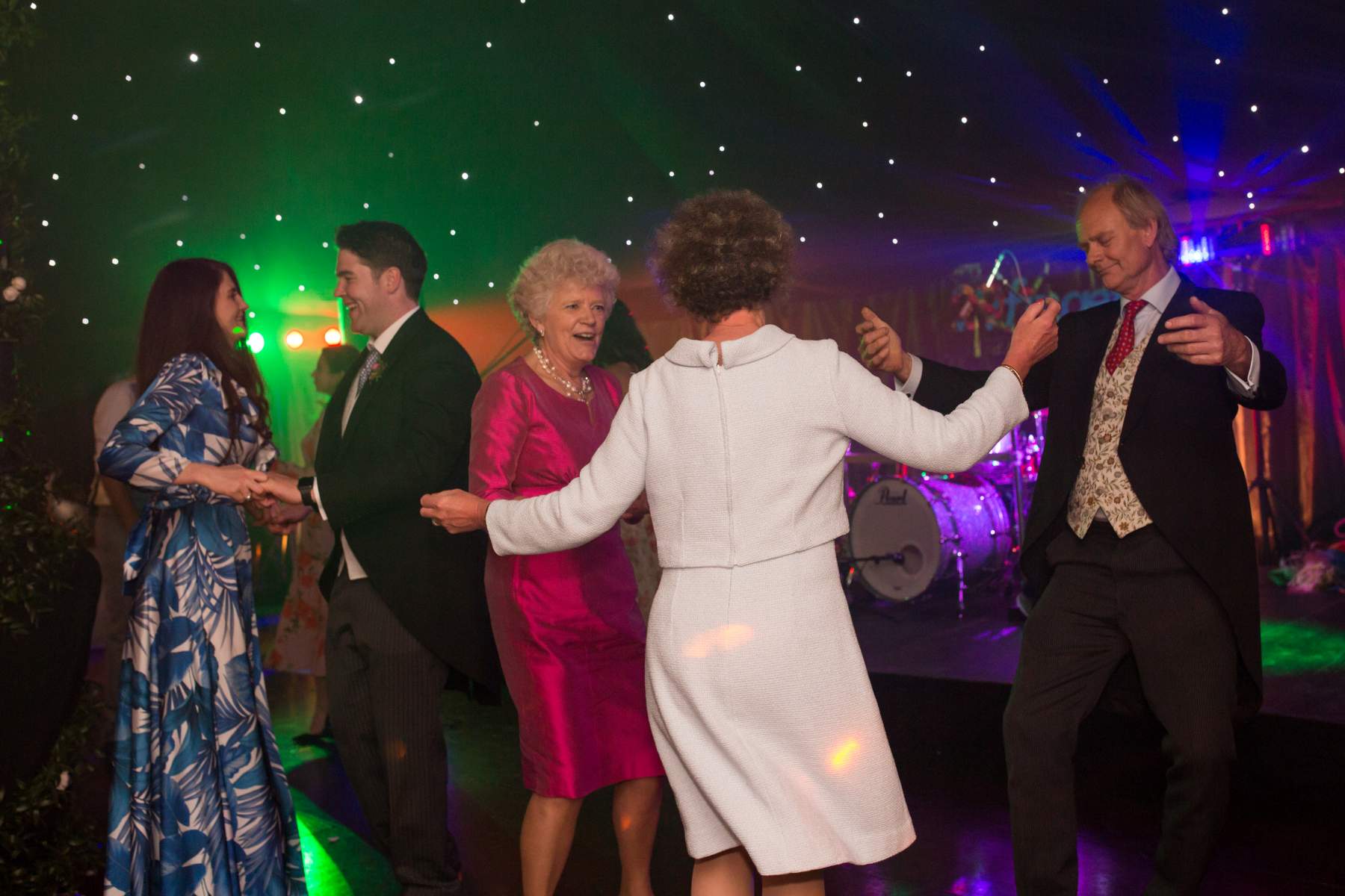 LIGHTING Maisie and Toby wedding marquee sailcloth tent Petworth West Sussex canvas poled marquee