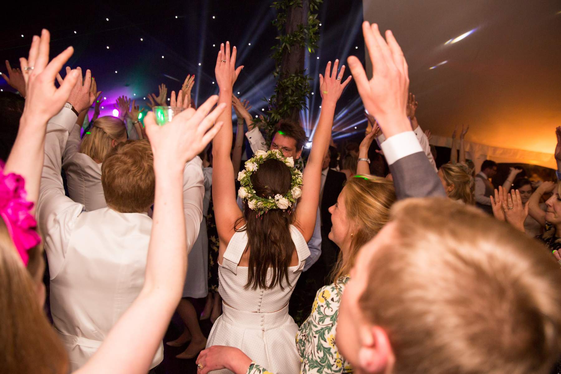 Maisie and Toby wedding marquee sailcloth tent Petworth West Sussex canvas poled reception drinks marquee