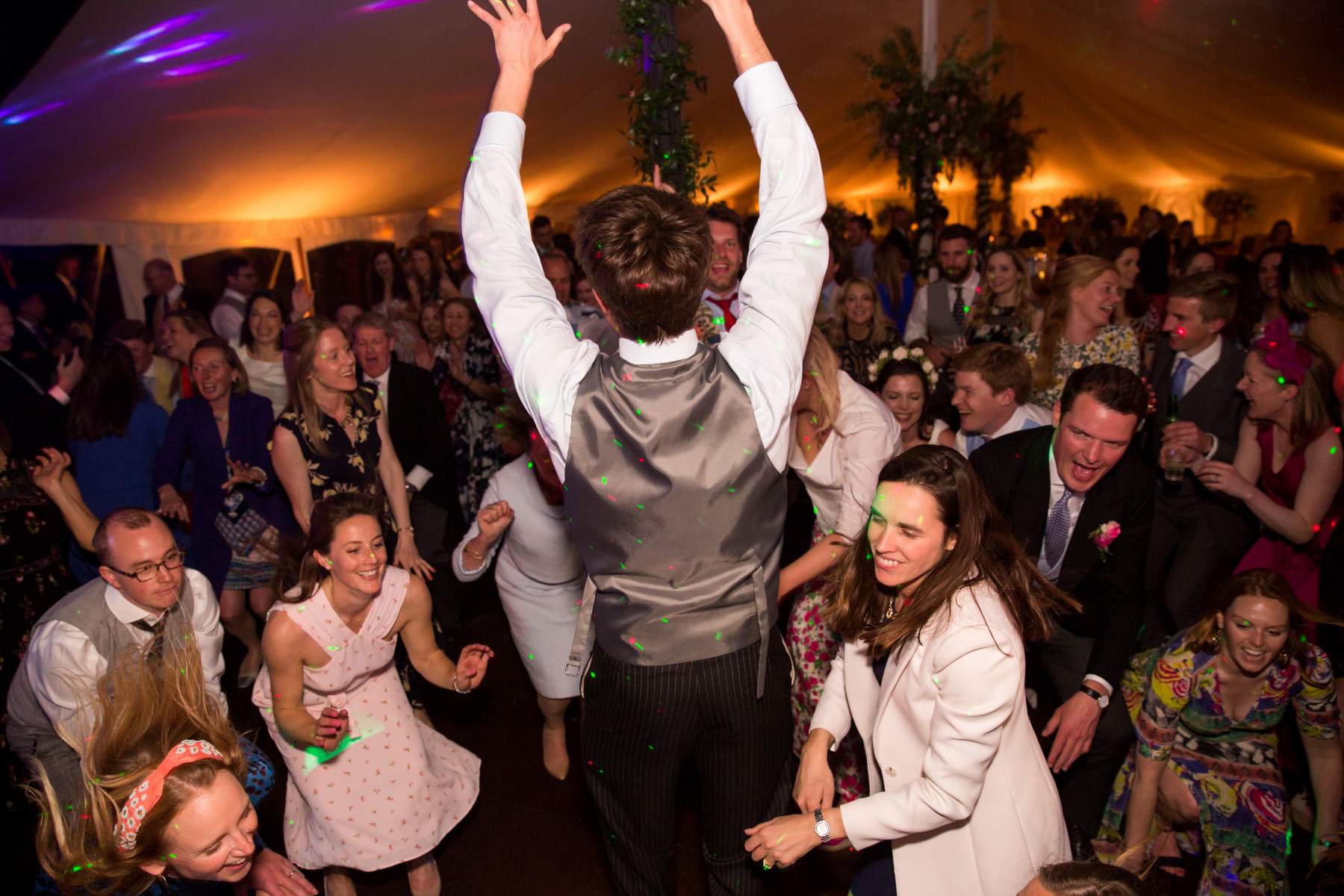 Maisie and Toby wedding marquee sailcloth tent Petworth West Sussex canvas poled reception drinks marquee